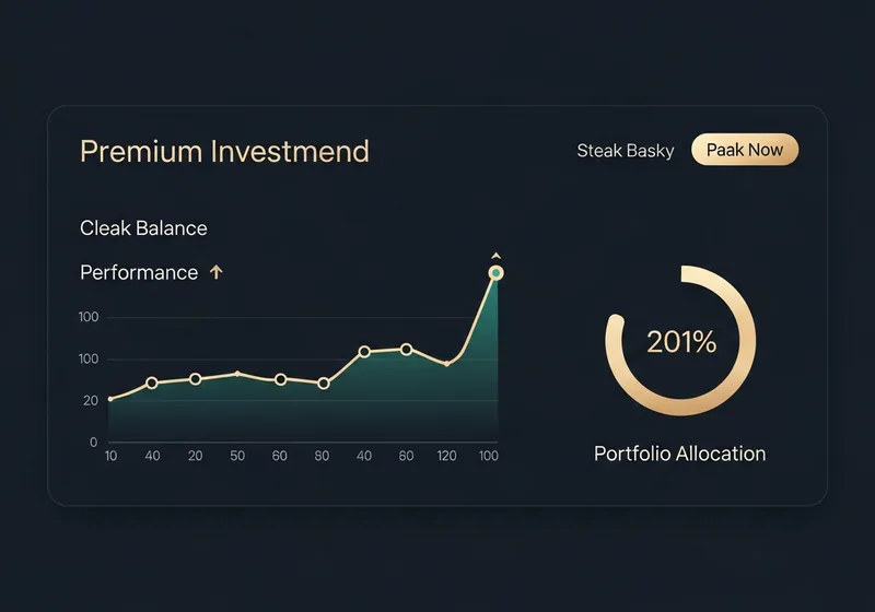 Visão geral da carteira dentro da plataforma